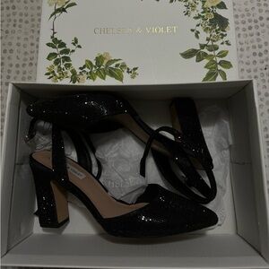 Chelsea and Violet rhinestone heels size 8.5
